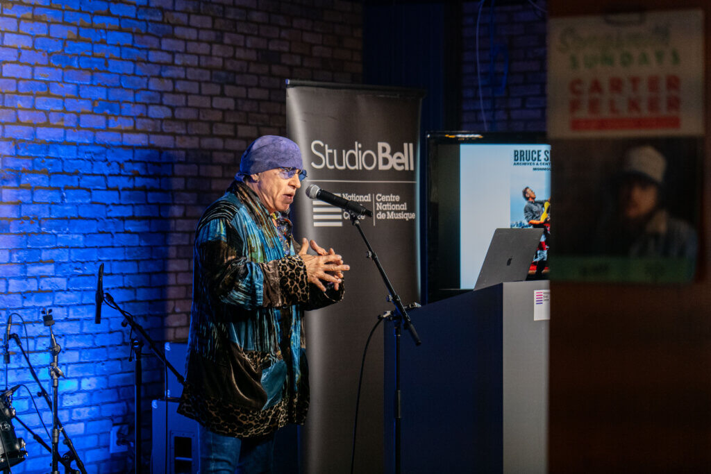 Stevie Van Zandt at a Teach Rock event