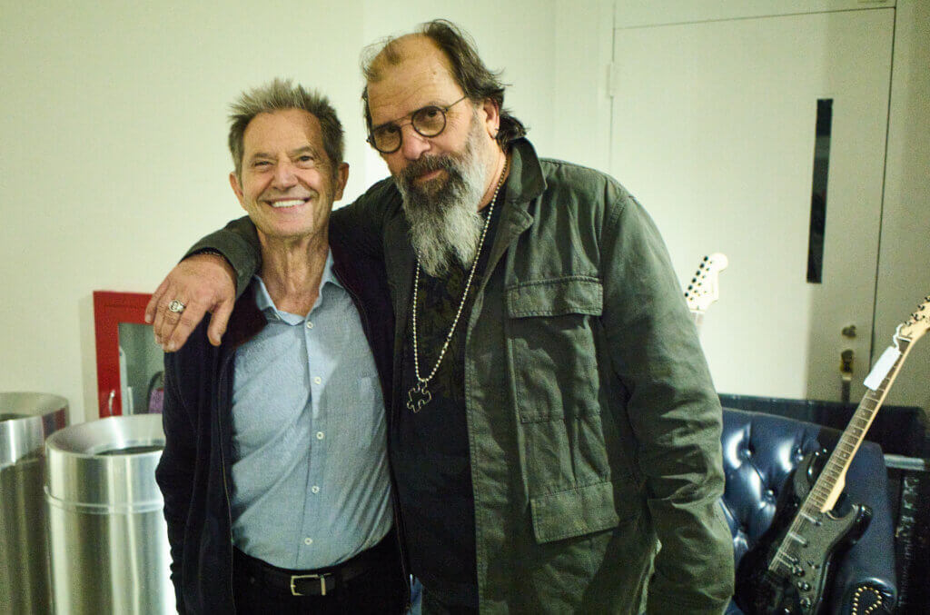 Photo of Steve Earle and Garry Tallent from the American Music Honors 2023 by Danny Clinch