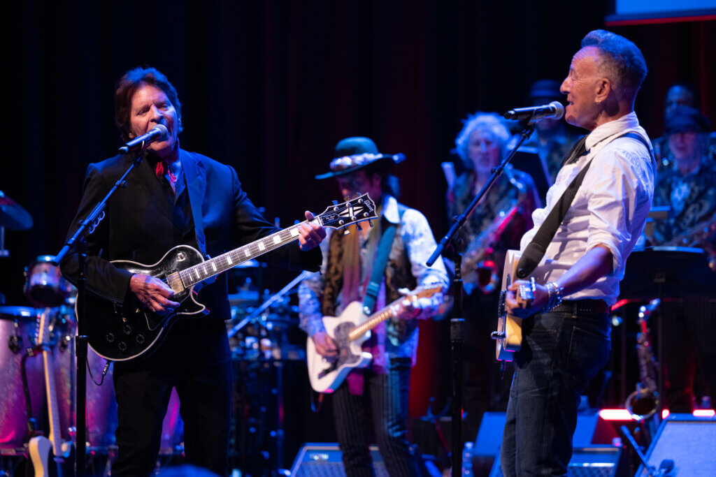 Photo of John Fogerty and Bruce Springsteen from the American Music Honors 2025