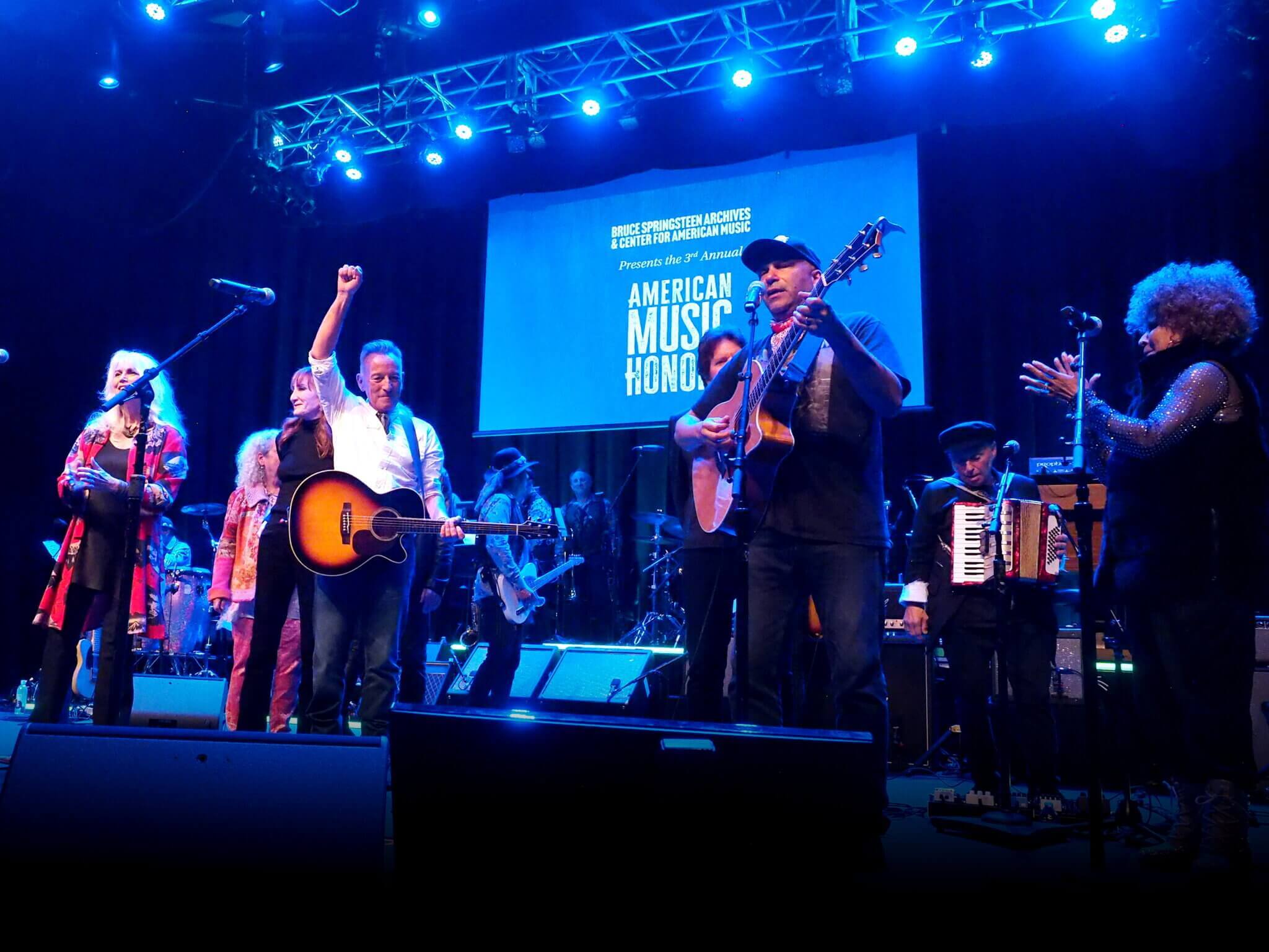 Photo of the AMH Finale with Bruce Springsteen and Tom Morello