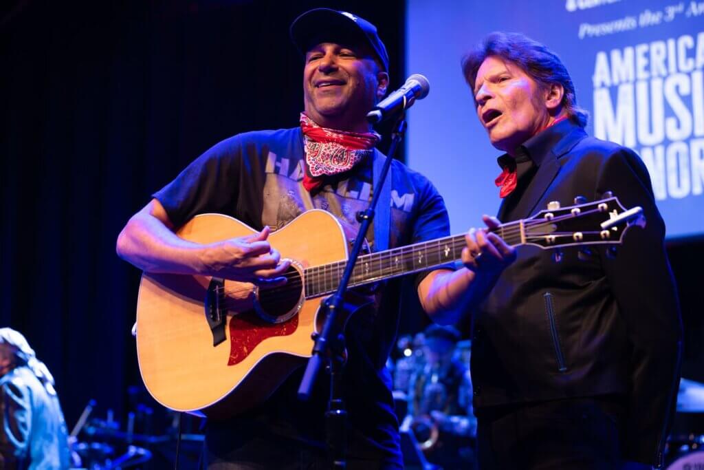Photo of Tom Morello and John Fogerty from the American Music Honors 2025