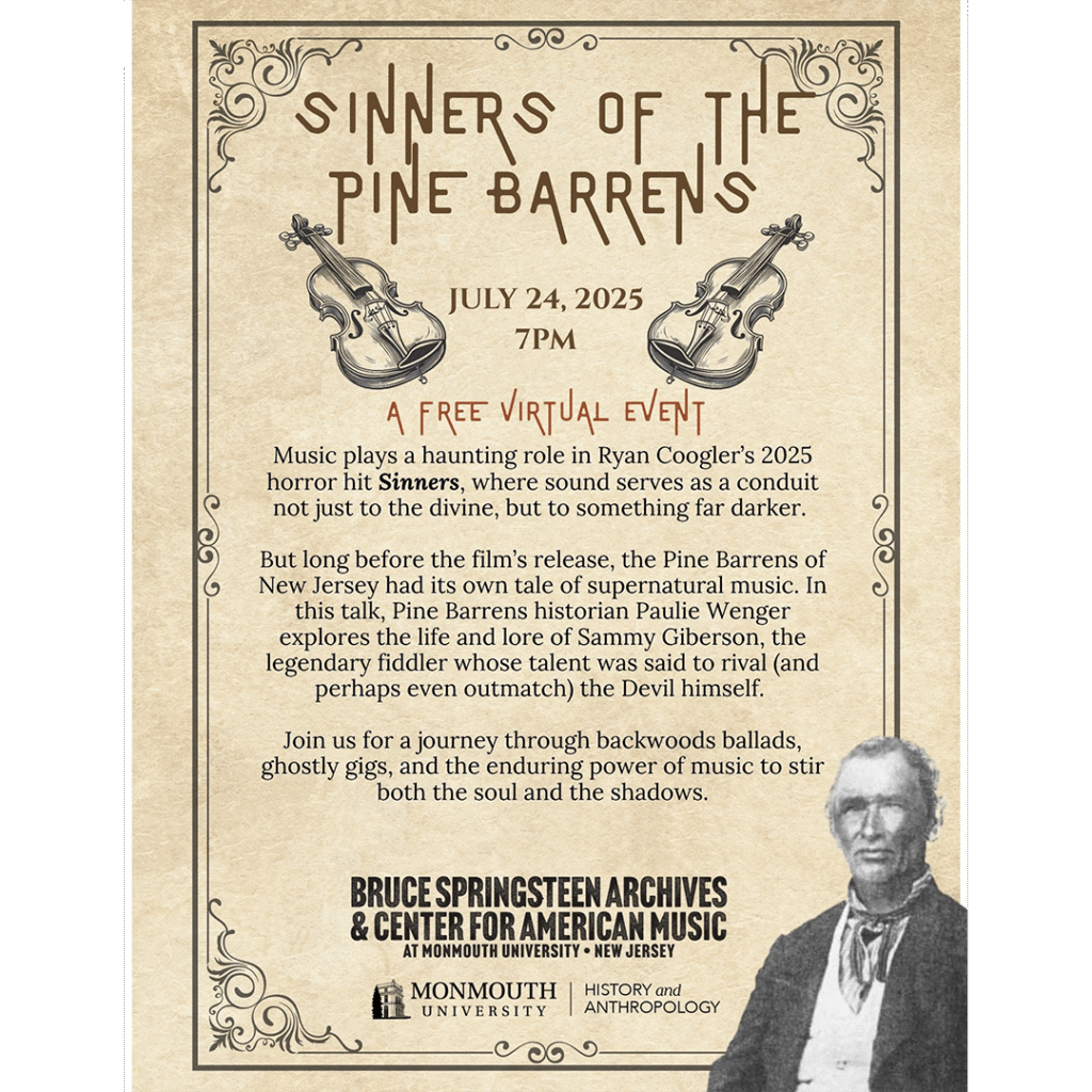 Sinners of the Pine Barrens event graphic