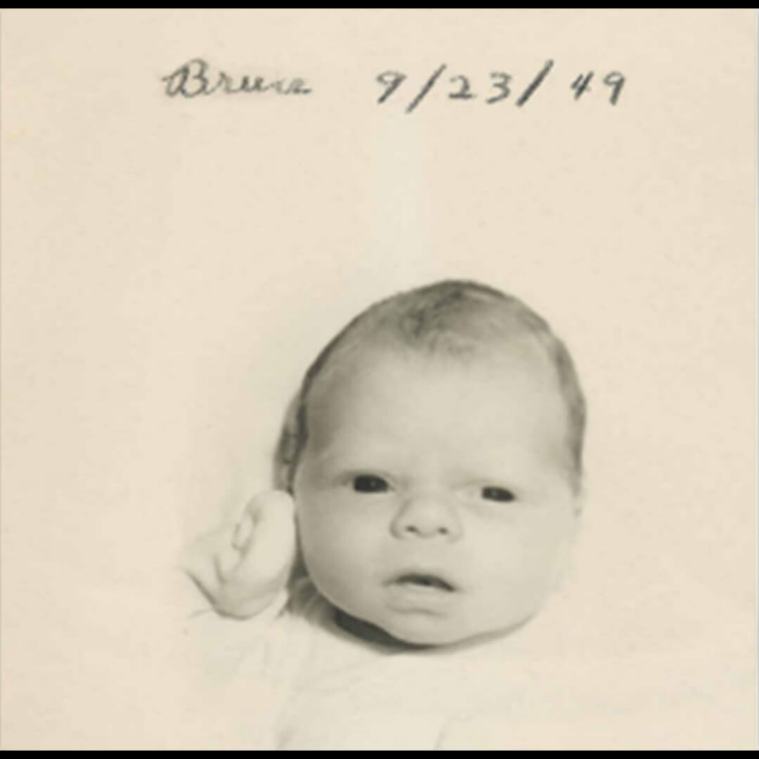 Photo of Bruce Springsteen as a baby