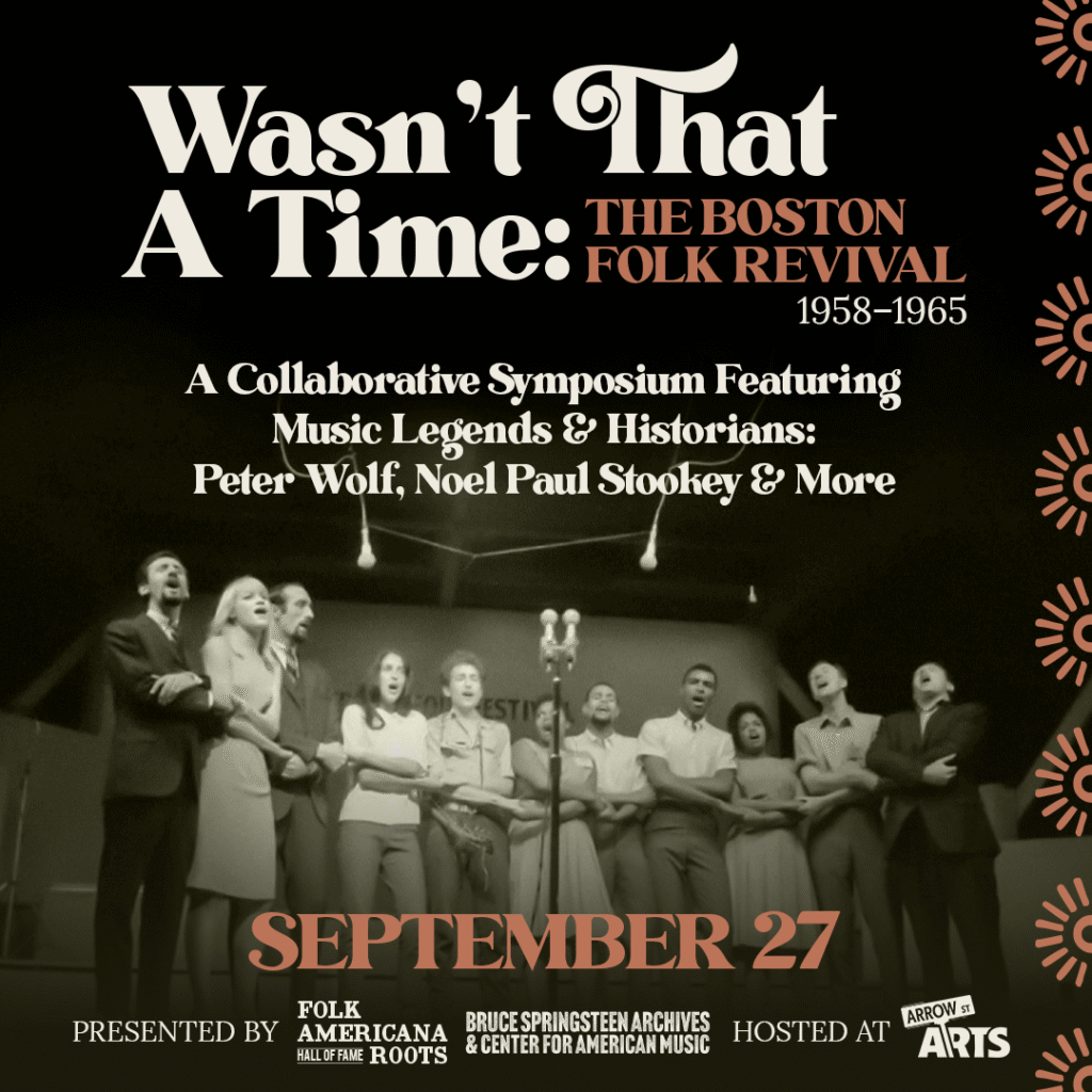 Promotional graphic for the event "Wasn't That A Time" taking place on September 27 in MA